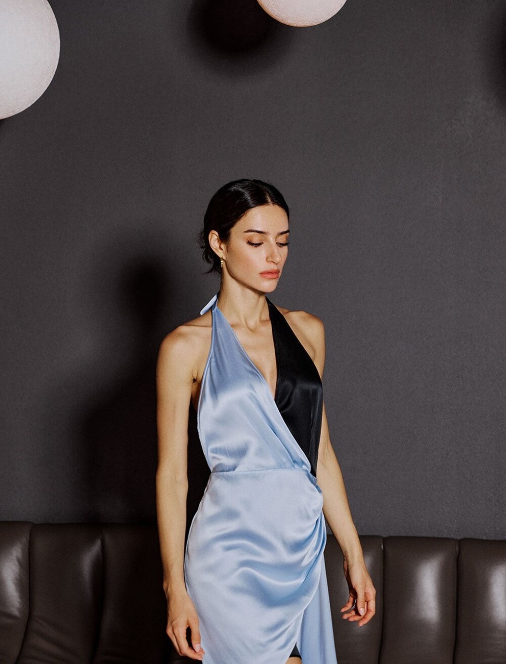 Silk Maison Deep Moon Silk Dress 100% Mulberry Silk
